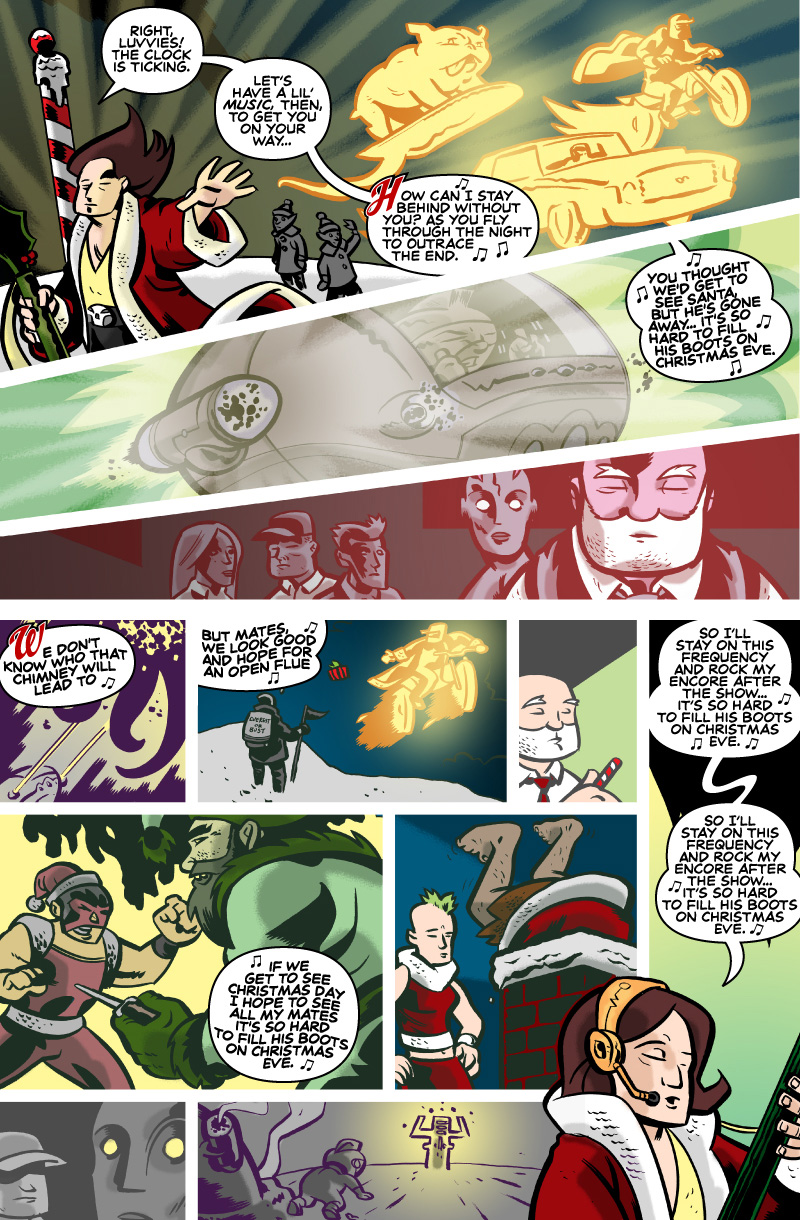 Night of the Secret Santas, Pages 6 and 7